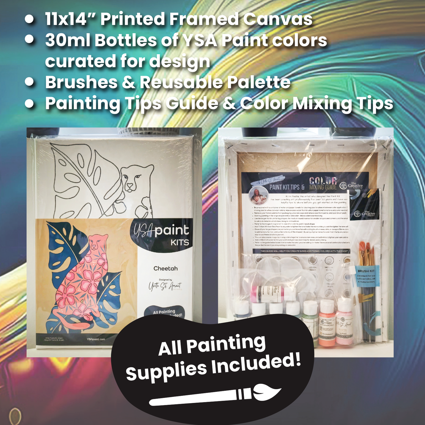 PAINT KIT BOX - 24 Paint Kits (8 designs x3 each) - Shipping included